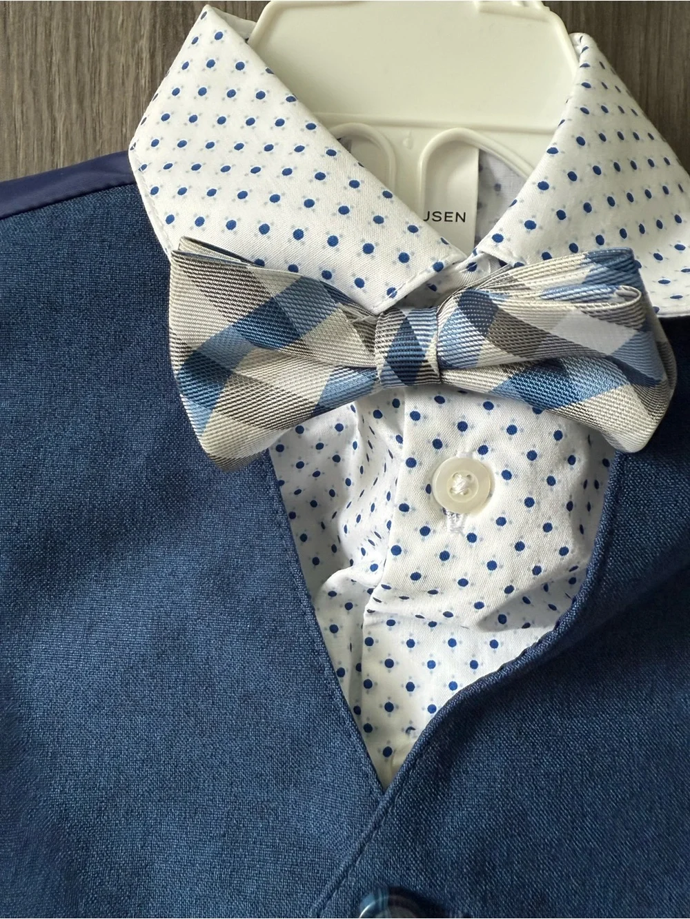 Van Heusen Blue Toddler Boys 4 Piece Suit Set